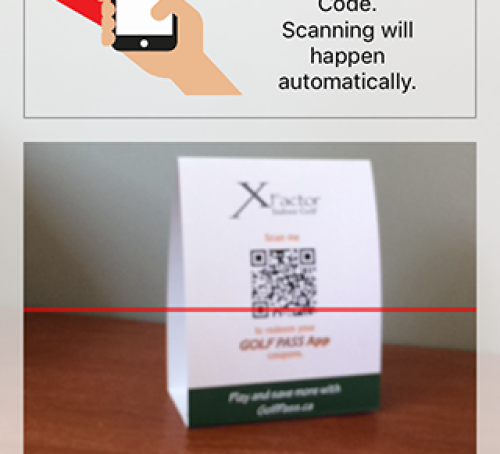 Can’t scan the QR code at the golf course?